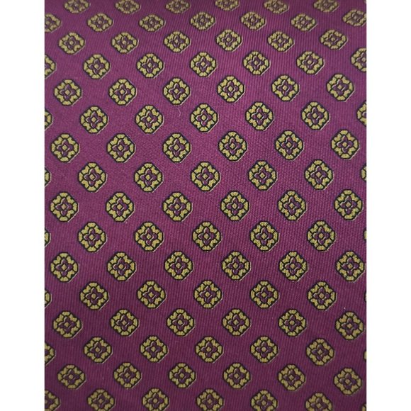TINCATI Burgundy Art Silk Tie ITALY 57"/3.6" EC - Picture 4 of 10